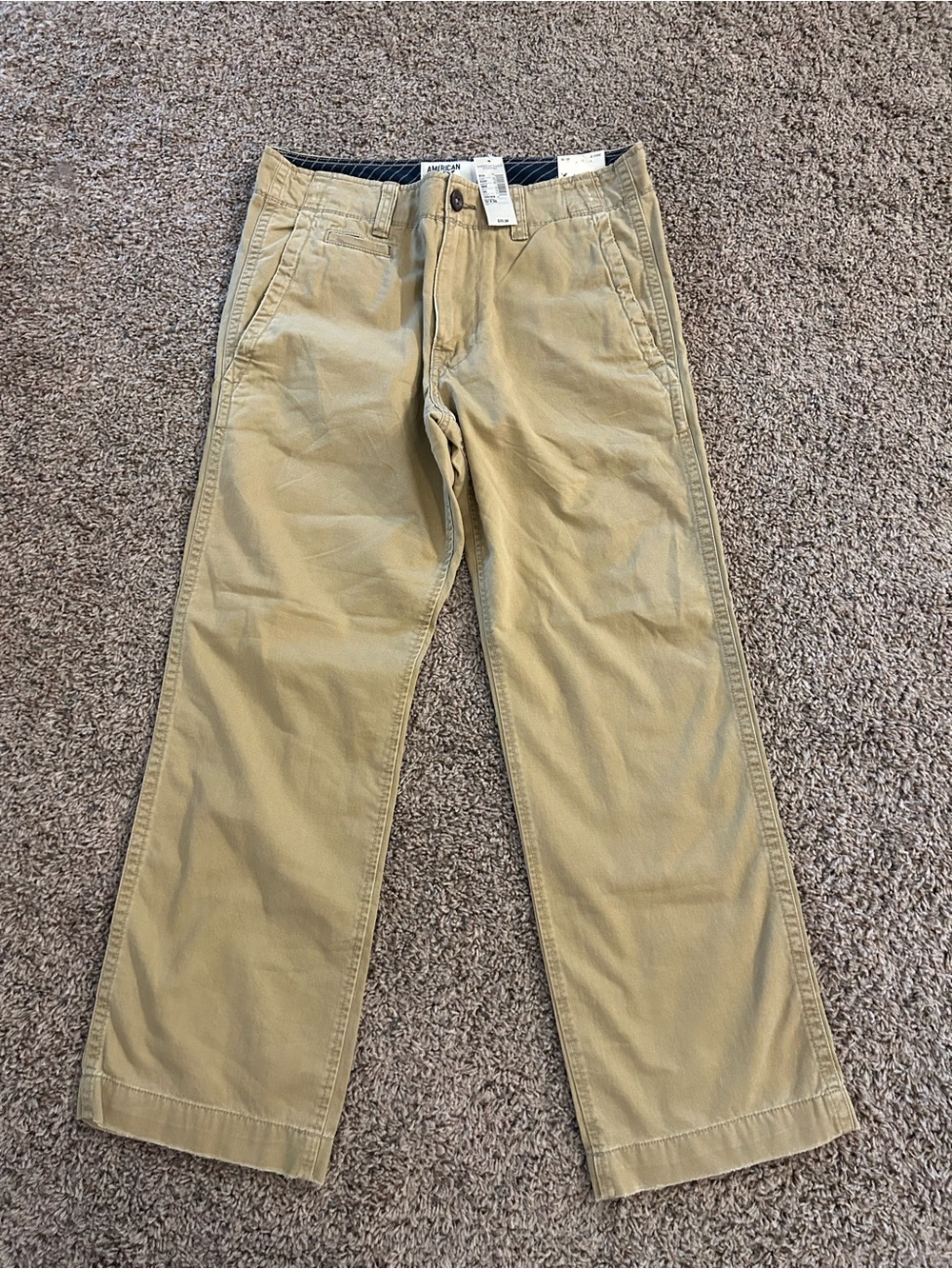 American eagle men’s khaki nwt boot cut brand new pants 32x30